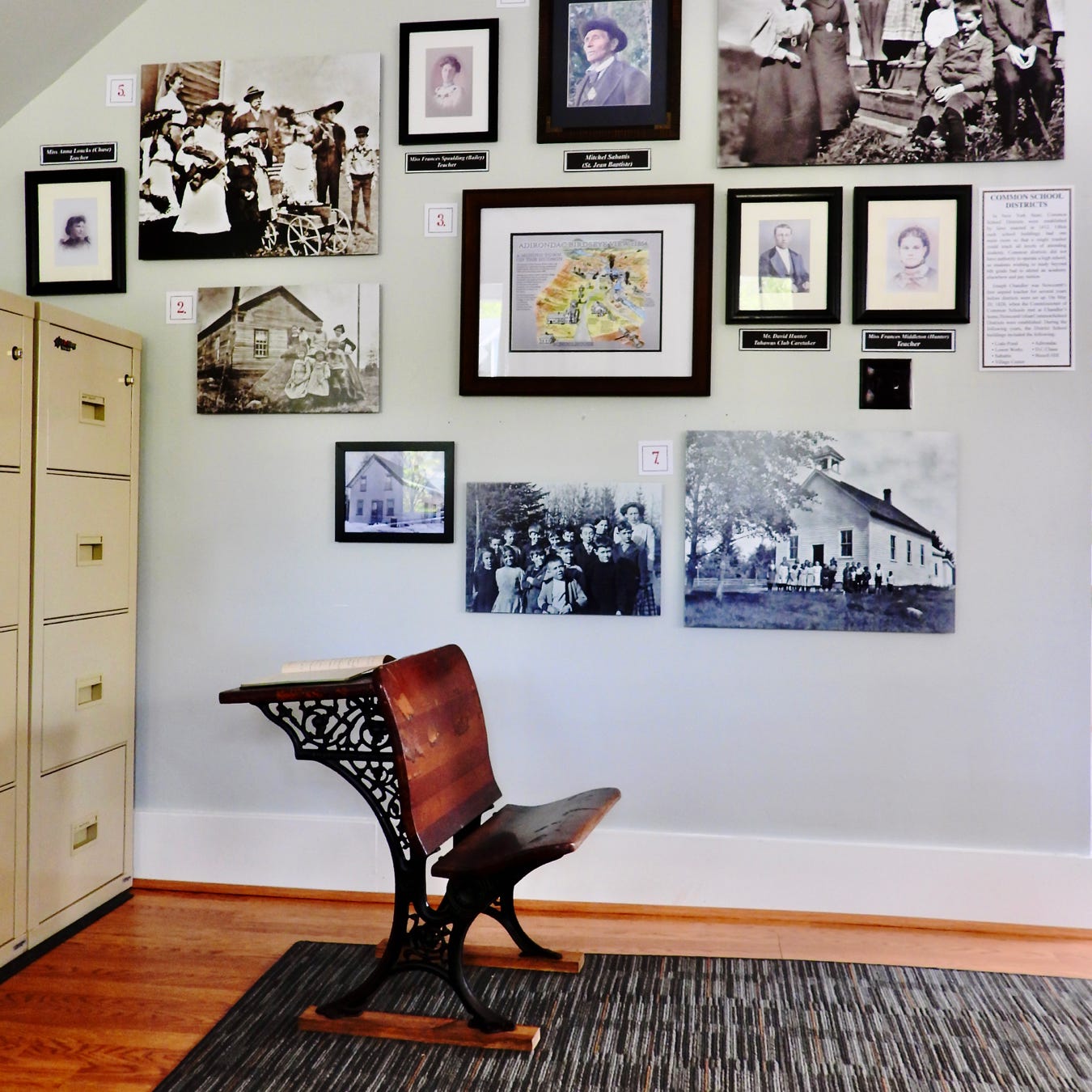Close-up of Old Historic Exhibits in Museum